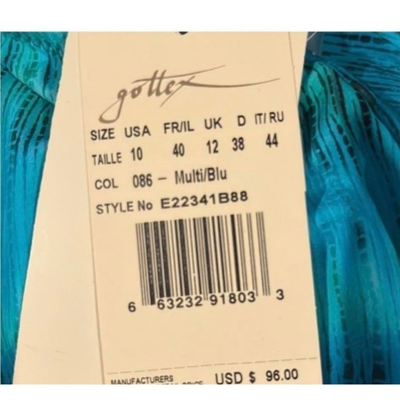 Profile By Gottex Standard Aqua Fresco Tankini Swim Top NWT - Picture 5 of 6